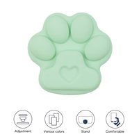 Heibingo mignon chat griffe forme petit et délicat Silicone paresseux support pour téléphone portable