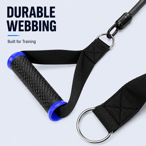 Fitness Handles Anti-slip Durable Gym Handle Heavy Duty Pull-up Silicone D Handle with D Ring for Resistance Bands Home Gym - Product Image 5
