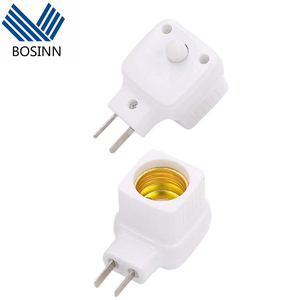 Adaptador de extensión de <span class=keywords><strong>enchufe</strong></span>, <span class=keywords><strong>interruptor</strong></span> de lámpara, convertidor de bombilla Base de tornillo E26 E27 - Product Image 2