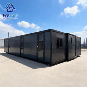 Maison conteneur préfabriquée pliable et extensible sur mesure de 20 pieds et 40 pieds, cuisine extérieure préfabriquée, unité d'habitation autonome - Product Image 2
