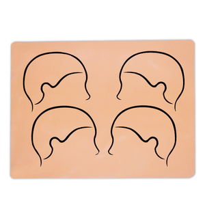 แผ่นซิลิโคนสำหรับทำเล็บสำหรับคนหัวล้านดีไซน์เส้นผมเพื่อการ<span class=keywords><strong>สัก</strong></span>หนังศีรษะและหนังศีรษะ - Product Image 4