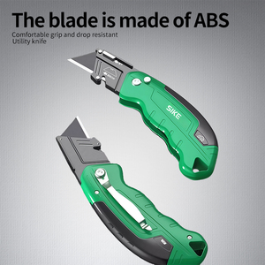 Coltello multiuso pieghevole in lega di grado DIY con lama retrattile e punta per cacciavite in acciaio ad alto tenore di carbonio - Product Image 5