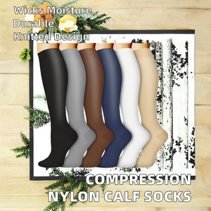 Calcetines Deportivos de Compresión Alta con Logotipo Personalizado, Estilo Running, con Puño de Nylon Tejido, para Deportes al Aire Libre y Viajes de Primavera - Product Image 3