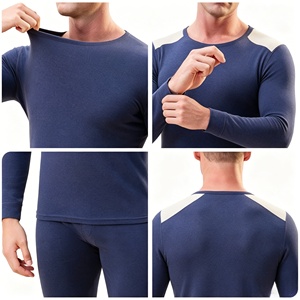 LANBAOSI Lot <span class=keywords><strong>de</strong></span> 2 <span class=keywords><strong>sous</strong></span>-vêtements thermiques pour homme, <span class=keywords><strong>sous</strong></span>-vêtements <span class=keywords><strong>de</strong></span> ski, couche <span class=keywords><strong>de</strong></span> base fonctionnelle à manches longues, football, hiver chaud, spandex/polyester - Product Image 6