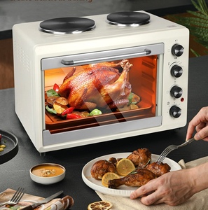 Horno de Convección de 56L de Nuevo Diseño, Gran Capacidad, Acero Inoxidable, para Hornear Pizza, Uso Doméstico en la Cocina, Horno Eléctrico de Encimera - Product Image 6