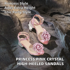 Sandali Estivi da Donna alla Moda <span class=keywords><strong>con</strong></span> <span class=keywords><strong>Tacco</strong></span> Sottile, Punta Rotonda, Rosa, per Feste e Palcoscenico, <span class=keywords><strong>con</strong></span> Rialzo - Product Image 2