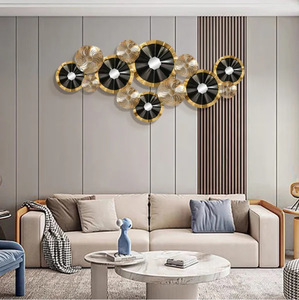 Arte da Parete in Metallo 3D Astratta Moderna di Alta Qualità con Design <span class=keywords><strong>Geometrico</strong></span> per Soggiorno e Camera da Letto - Product Image 2