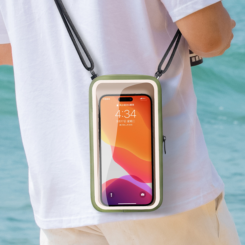Popular Sling Phone Case and Wallet Small Mini Waterproof Crossbody Mobile Phone Bag for Water Sports