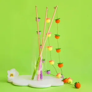 Interactive Cat Wand <b>Toy</b> <b>Kitten</b> Funny Colorful Rod Cat Wand <b>Toys</b> Wood Pet Cat <b>Toys</b> Interactive Stick Pet Supplies - Product Image 5