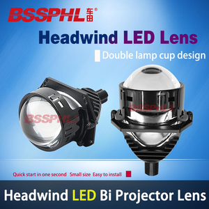 BSSPHL - Faro Delantero LED para Automóvil <span class=keywords><strong>de</strong></span> 3.0 Pulgadas y 12 V, Resistente al Agua, Accesorios para Faros Delanteros, Proyector LED No Destructivo, Lente Bifocal, Láser - Product Image 5