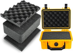 Yellow Color Customized Hard Waterproof Carrying <strong>Case</strong> With Custom-cut Foam Insert - Product Image 2