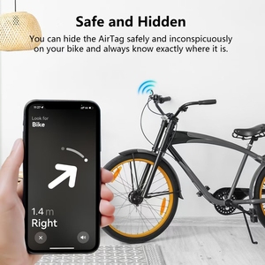 UNIEAN T01 Localizzatore GPS Portatile con Campanello per Bicicletta, Posizionamento tramite APP, Include Localizzatore Antifurto per iPhone - Product Image 5