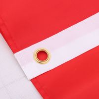 Drapeau décoratif canadien brodé, imperméable, résistant à la décoloration, en tissu Oxford, pour usage extérieur