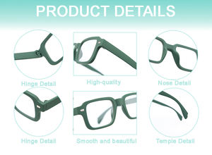 <span class=keywords><strong>Gafas</strong></span> de Lectura de Moda 2026, Anti Luz Azul, <span class=keywords><strong>Presbicia</strong></span>, Unisex, Hombres y Mujeres, Rectangulares, Económicas, 1.0 <span class=keywords><strong>1.5</strong></span> 2.0 - Product Image 3