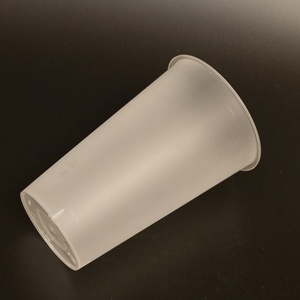 Gobelet en plastique personnalisé avec logo, calibre 90 mm, 500 ml, 17 oz, impression de gobelet à thé au lait - Product Image 5