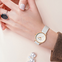 Lot de 4 Montres à Quartz Tendance avec Cadran Rond/Carré, Boîtier en Alliage Antique, Fenêtre de Cadran en Verre, Bracelet en Cuir, Coffret Cadeau Élégant pour Femme 2.0