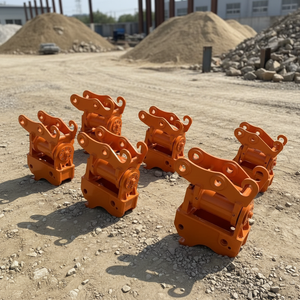 HEMEI Powertilt Hydraulic Tilt Quick Hitch Tilting Martin Quick Coupler M03 M08 M10 untuk Excavator 5 6 <span class=keywords><strong>7</strong></span> 8 Ton - Product Image 3