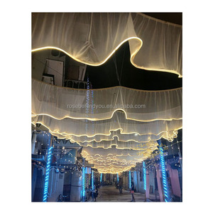 Lustre de <span class=keywords><strong>mariage</strong></span> avec perles suspendues, éclairage de <span class=keywords><strong>plafond</strong></span>, décoration de fond de scène, fournitures de décoration <span class=keywords><strong>pour</strong></span> <span class=keywords><strong>mariage</strong></span> - Product Image 6