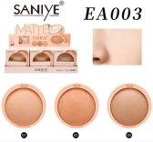 Polvo Compacto Saniye EA003 Mineral Translúcido con Acabado Mate para Todo Tipo de Piel, Polvo Fijador de Maquillaje Facial - Product Image 1