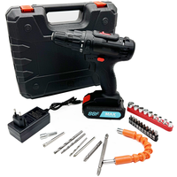 Perceuse sans fil rechargeable 21V pour la maison, kit tournevis électrique avec batterie au lithium, outils électriques OEM à vitesse variable pour le bureau et la maison