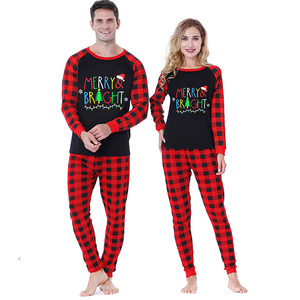 Pyjama de noël <span class=keywords><strong>personnalisé</strong></span>, ensemble de vêtements de nuit pour la <span class=keywords><strong>famille</strong></span>, Parent-enfant, imprimé ours à carreaux, 2023 - Product Image 6