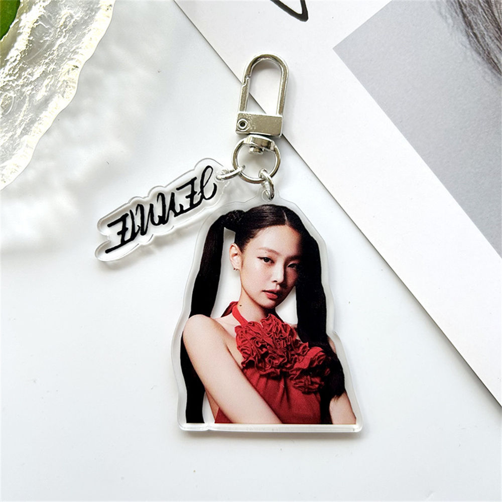 アイドル Jennie Pressable keycap keychain JENNIE Pressable Keycap Keychain ☆予約完売品☆ Ruby Black Album