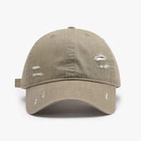 Gorra de Béisbol Vintage con Efecto Desgastado, Venta al por Mayor, Gorras de 6 Paneles con Logotipo Personalizado