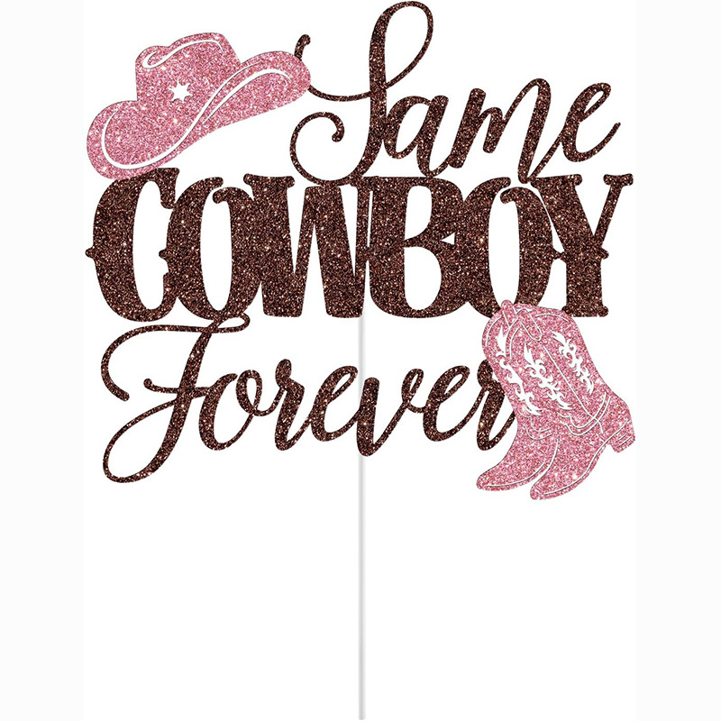 Chapeau de cowboy et bottes-Marron