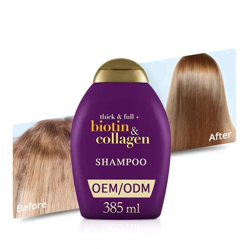 Shampoo Made in China All Natural Purple Shampoo Hair Treatment Biotin and Collagen Shampoo OEM Customized