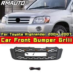 Parrilla Delantera para Toyota Highlander 2004-2007, Parrilla Deportiva, Kit de Carrocería, Accesorios para Auto - Product Image 1