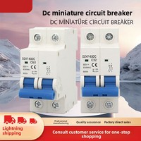 Disjoncteur photovoltaïque DC à interrupteur pneumatique, dispositif de micro-protection solaire DZ47 MCB DC500V/DC750V, alimentation dédiée