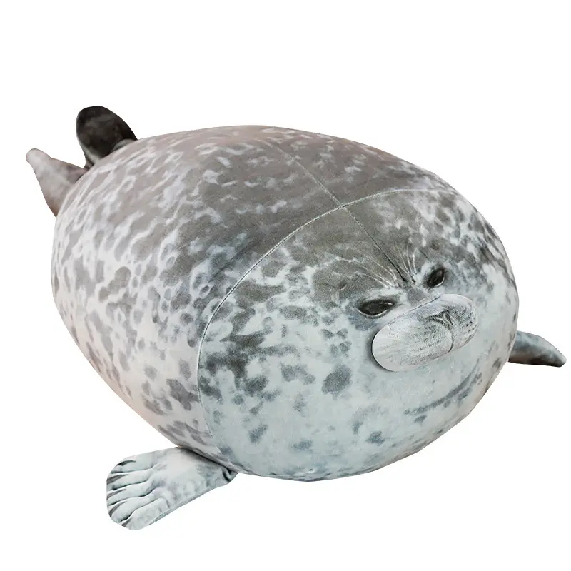 Bantal Plush Boneka Singa Laut Lucu, Bantal Singa Laut Lembut 3D Mainan Mewah 2020