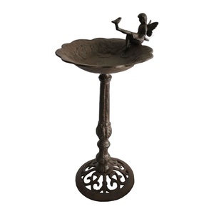 Hot Sale Good Quality Garden Decorative Outdoor Fairy Cast Iron <strong>Metal</strong> <strong>Bird</strong> Feeder <strong>Bath</strong> - Product Image 1