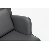 Chaise berçante, chaise de planeur, chaise à bascule avec oreiller lombaire et pouf pour pépinière/salon/chambre à coucher