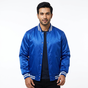 Chaqueta Varsity Personalizada de Lana y Cuero para Hombre, con Parches de Chenille, Estilo Letterman, Chaqueta de Béisbol con Diseño de Collage - Product Image 1