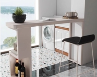 Accueil Balcon contre le mur, Table haute, Table de comptoir de bar simple et facile