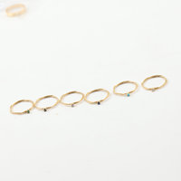 Bijoux en vrac Simple Double Couche Corde Bague En Acier Inoxydable Plaqué Or 18K CZ Pierres Bagues De Fiançailles Pour Femmes Filles