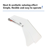 Agrafeuse cutanée jetable 35W, agrafeuse vétérinaire pour la fermeture des plaies chez les animaux, instrument de suture chirurgicale rapide