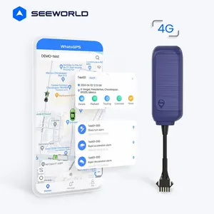 Pelacak GPS Sim Mini 4G Lte, cakupan Global Model 2024, pelacak GPS Sim Mini untuk kendaraan dan pelacakan waktu nyata