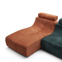 Sofá Modular Convertible Lazy Sofa de Tela con Esponja de Polímero para 1 Plaza, Ideal para Dormitorio, Centro Comercial o Villa - Sofá Comprimido