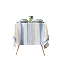 Nappe carrée moderne en lin imprimé floral métallisé gaufré double face or/argent, imperméable et anti-taches, pour la maison