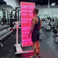 Panneau de luminothérapie LED rouge pleine longueur d'onde 630/660/810/850nm haute puissance avec écran tactile et télécommande