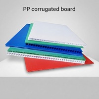 Plaque alvéolaire en PP recyclé pour carton ondulé Coroplast, feuilles de plastique pour boîtes, écologiques et ondulées