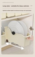 Organisateur de cuisine carré moderne de petite taille, boîte pliable multifonctionnelle en plastique de type ouvert pour aliments et vêtements, en matériau PP injecté