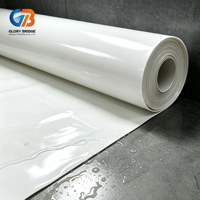 Membrane de toiture TPO, feuille de toiture imperméable, isolation thermique pour la construction de bâtiments