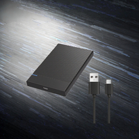 TRANSBLUE/OEM 2.5 Inch SATA ke USB 3.1 Tipe C ABS Kotak Penyimpanan Eksternal HDD SSD