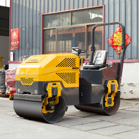 Compacteur routier vibrant à double tambour de 2,0 tonnes avec moteur diesel