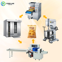 Équipement moderne de transformation alimentaire commerciale pour une production efficace et cohérente de biscuits, ligne de production de biscuits