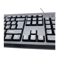 Logo personnalisé couleur pleine taille 104/105 touches USB standard filaire clavier de bureau opération K-312U PC portable de bureau