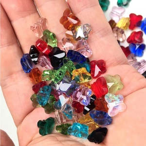 Wholesale <strong>10mm</strong> Colorful Crystal Glass Butterfly <strong>Beads</strong> for Diy Making Bracelets Pendant Earrings Jewelry Accessories - Product Image 5